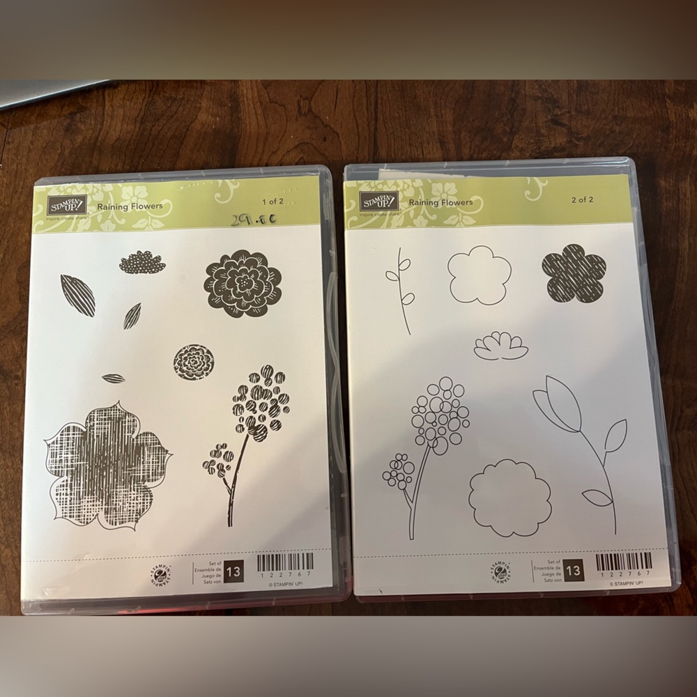 Raining Flowers Stampin Up Stamp Set